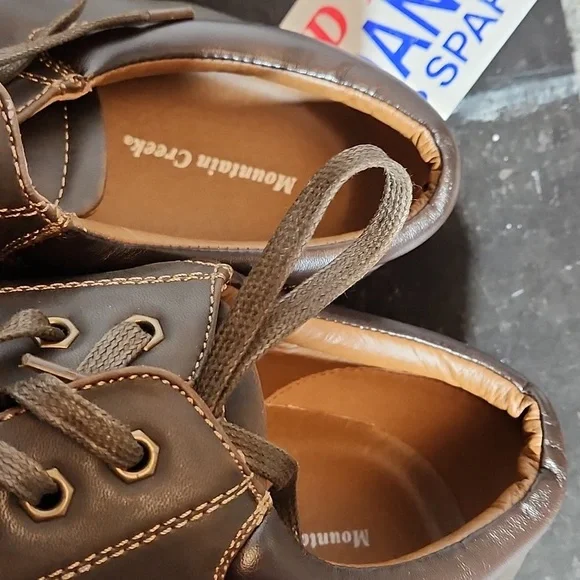 MOUNTAIN CREEK Lace Tie Steven Shoe Brown 12M - Picture 9 of 13